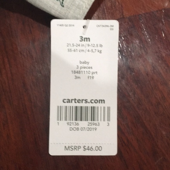 3mo outfit NWT Carter’s - Picture 3 of 4